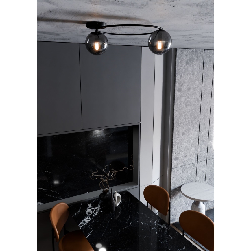 Lampa sufitowa SOPRA 2xE14/10W/230V czarna