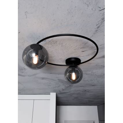 Lampa sufitowa SOPRA 2xE14/10W/230V czarna
