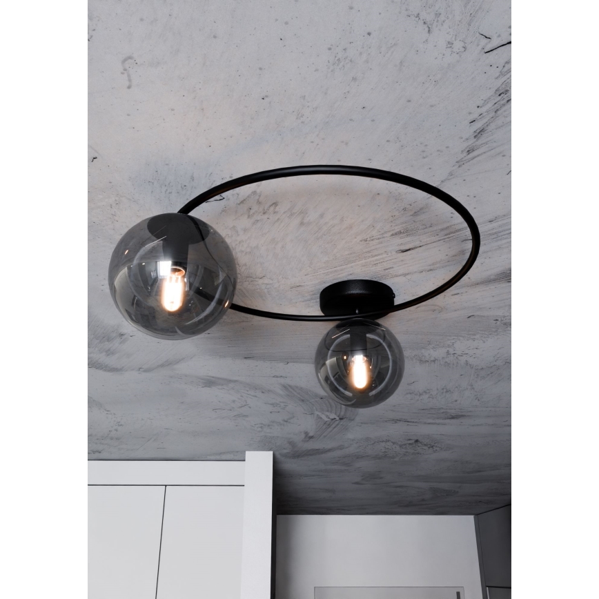 Lampa sufitowa SOPRA 2xE14/10W/230V czarna