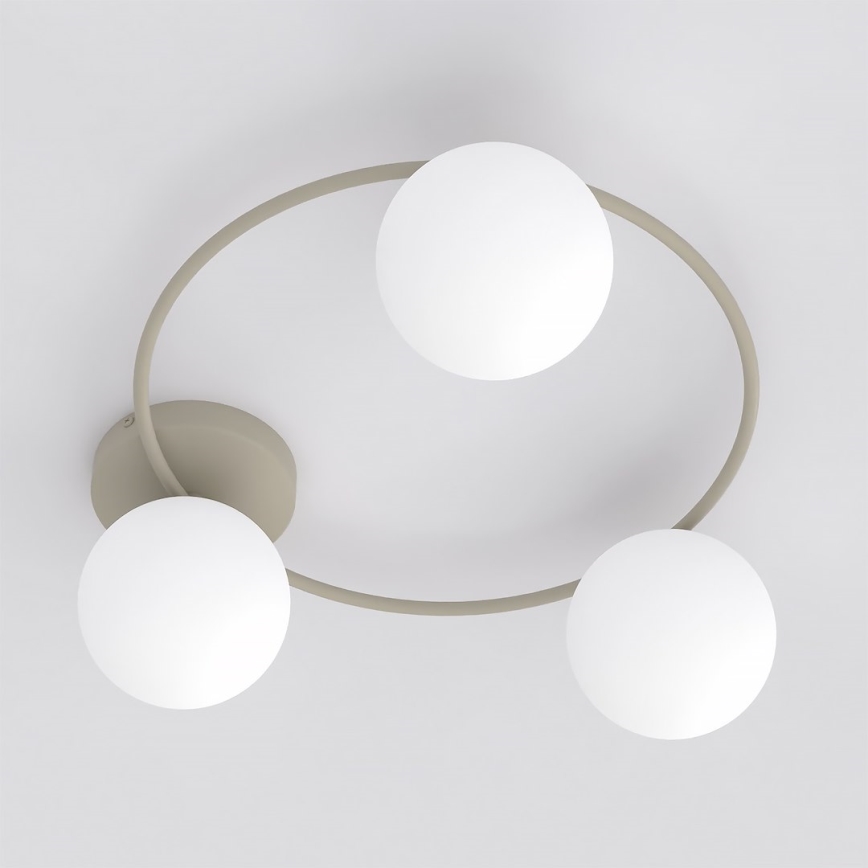 Lampa sufitowa SOPRA 3xE14/10W/230V beżowa/biała