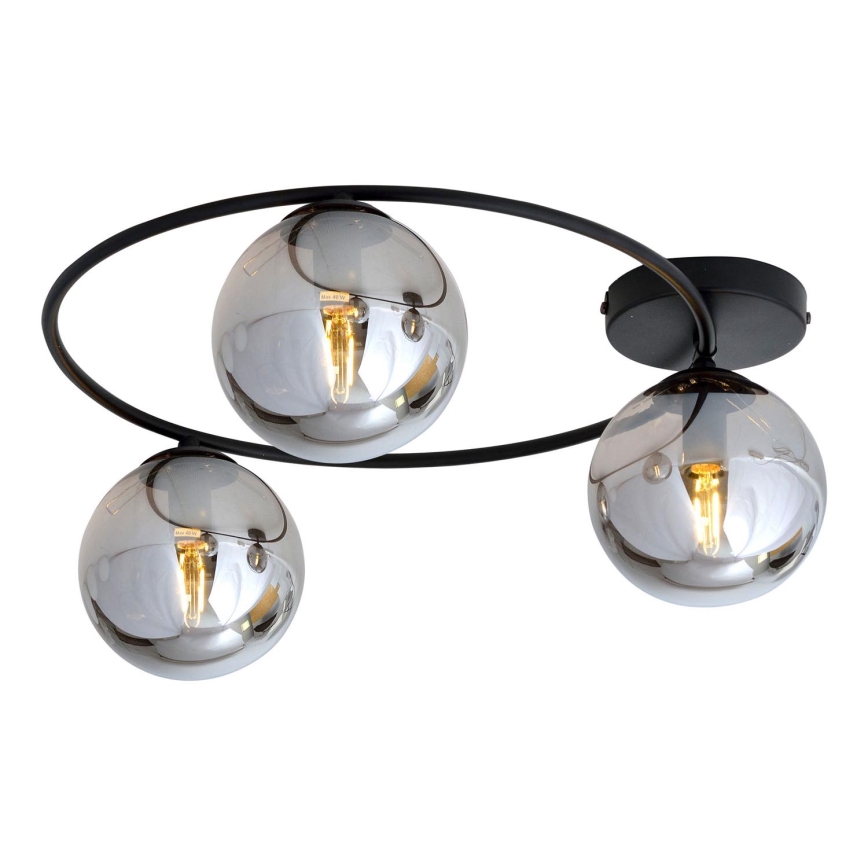 Lampa sufitowa SOPRA 3xE14/10W/230V czarna