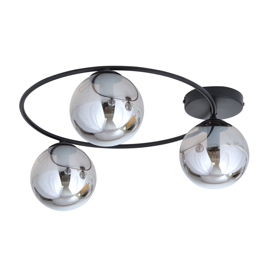 Lampa sufitowa SOPRA 3xE14/10W/230V czarna