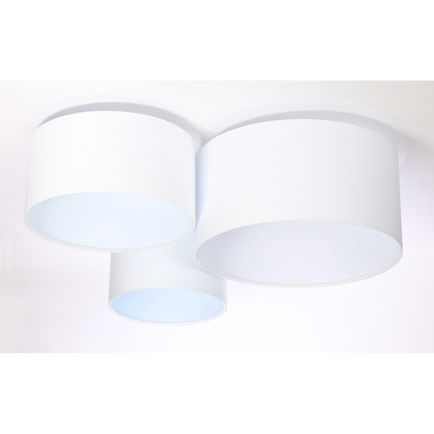 Lampa sufitowa SPACE 3xE27/60W/230V biała