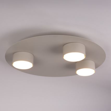 Lampa sufitowa STAR 3xGX53/12W/230V beżowa