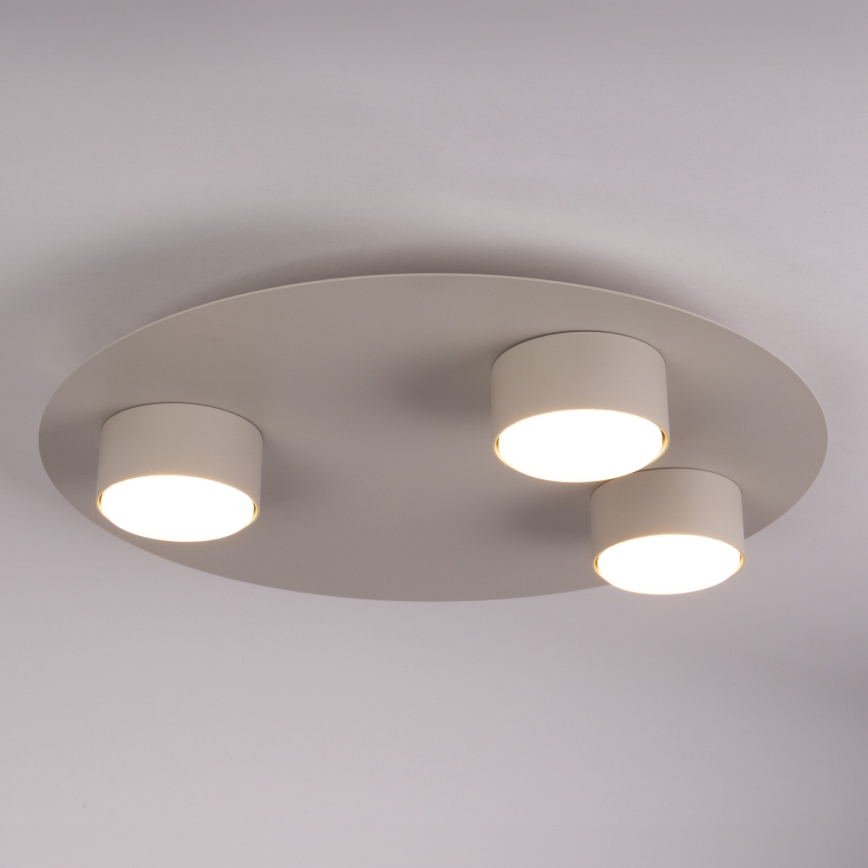 Lampa sufitowa STAR 3xGX53/12W/230V beżowa