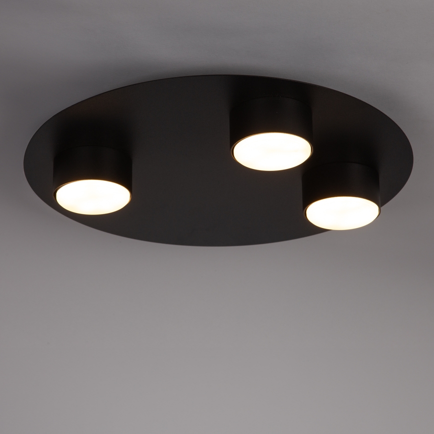 Lampa sufitowa STAR 3xGX53/12W/230V czarna