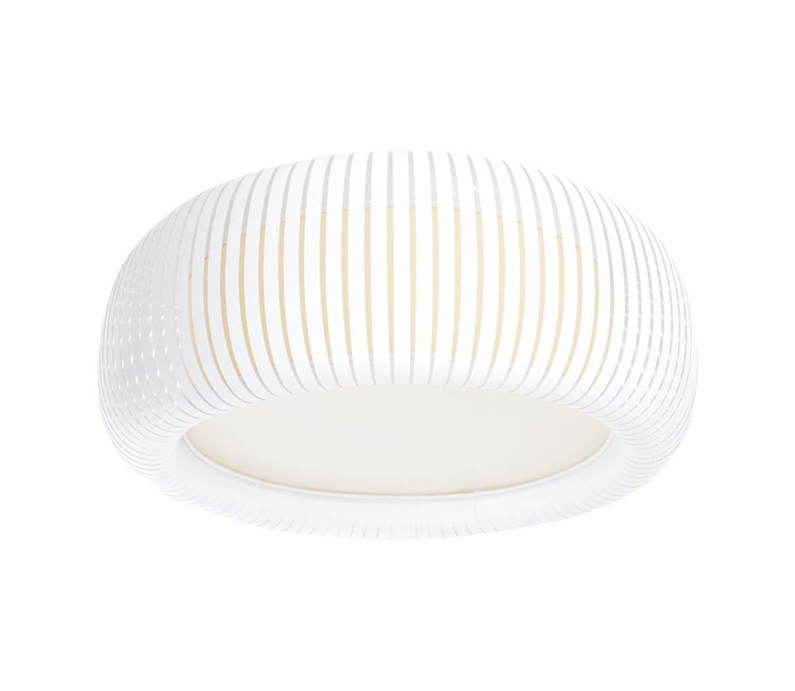 Lampa sufitowa STRIPES 2xE27/40W/230V śr. 55 cm biała/kremowa
