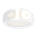 Lampa sufitowa STRIPES 2xE27/40W/230V śr. 55 cm biała/kremowa