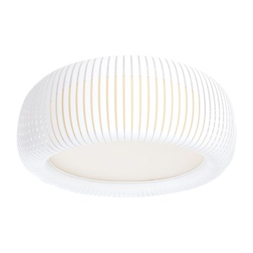 Lampa sufitowa STRIPES 2xE27/40W/230V śr. 55 cm biała/kremowa
