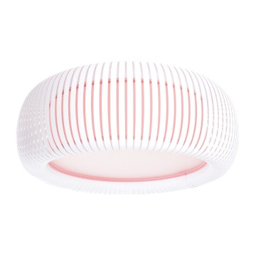 Lampa sufitowa STRIPES 2xE27/40W/230V śr. 55 cm biała/różowa