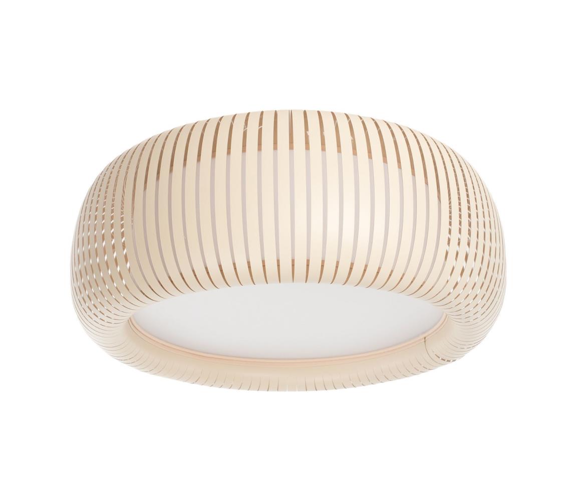 Lampa sufitowa STRIPES 2xE27/40W/230V śr. 55 cm kremowa/biała