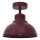 Lampa sufitowa SVEN 1xE27/15W/230V śr. 21 cm bordowa