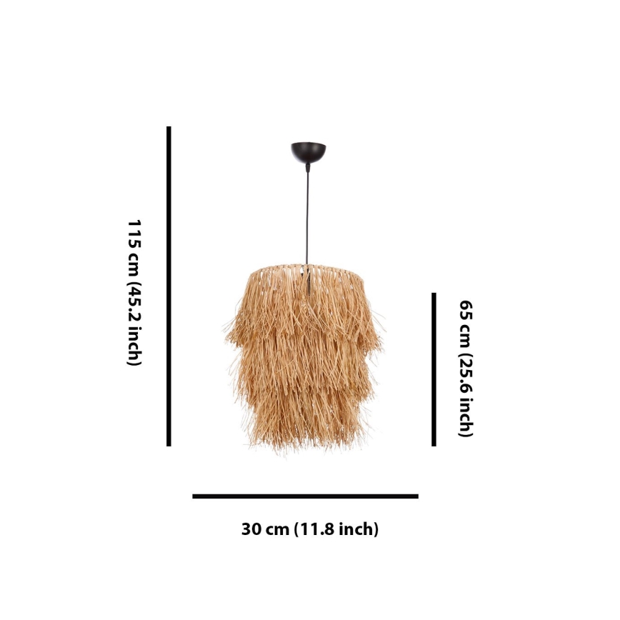 Lampa sufitowa TASSEL 1xE27/40W/230V z rafii