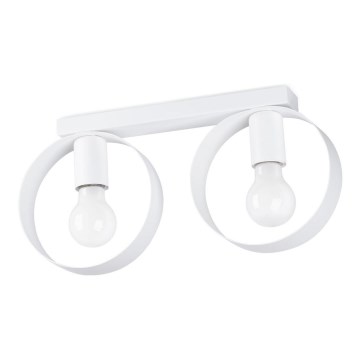 Lampa sufitowa TITRAN 2xE27/60W/230V biała