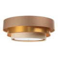 Lampa sufitowa TRINITI 2xE27/60W/230V brązowa/złota/beżowa