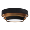 Lampa sufitowa TRINITI 2xE27/60W/230V czarna/złota