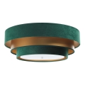 Lampa sufitowa TRINITI 2xE27/60W/230V zielono-złota