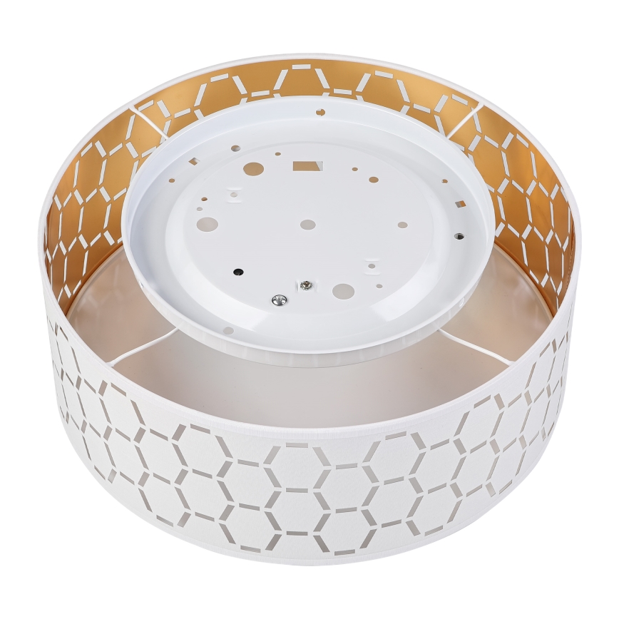 Lampa sufitowa ULLE 1xE27/15W/230V Ø 35 cm biała