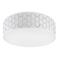 Lampa sufitowa ULLE 2xE27/15W/230V, śr. 45 cm, biała