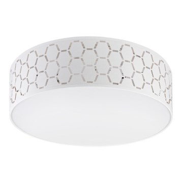 Lampa sufitowa ULLE 2xE27/15W/230V, śr. 45 cm, biała