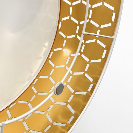 Lampa sufitowa ULLE 2xE27/15W/230V, śr. 45 cm, biała
