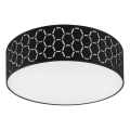 Lampa sufitowa ULLE 2xE27/15W/230V śr. 45 cm czarna
