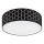 Lampa sufitowa ULLE 2xE27/15W/230V śr. 45 cm czarna