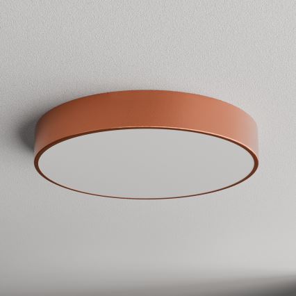 Lampa sufitowa z czujnikiem CLEO 4xE27/24W/230V śr. 50 cm miedź