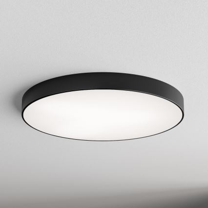 Lampa sufitowa CLEO z czujnikiem ruchu i zmierzchu, 6xE27/24W/230V, średnica 80 cm, czarna