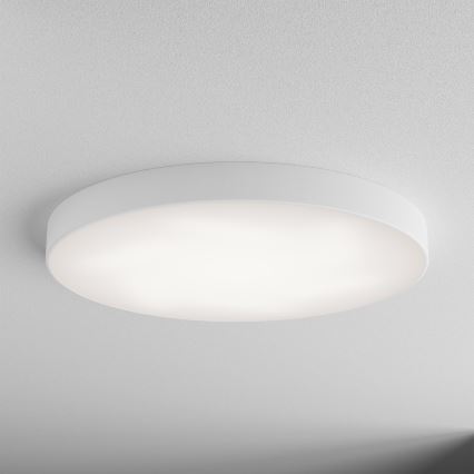 Lampa sufitowa z czujnikiem ruchu i zmierzchu CLEO 6xE27/24W/230V śr. 80 cm biała