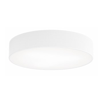 Lampa sufitowa z czujnikiem ruchu i zmierzchu CLEO 3xE27/24W/230V Ø 40 cm biała