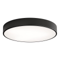 Lampa sufitowa z czujnikiem ruchu i zmierzchu CLEO 5xE27/24W/230V o średnicy 60 cm, czarna