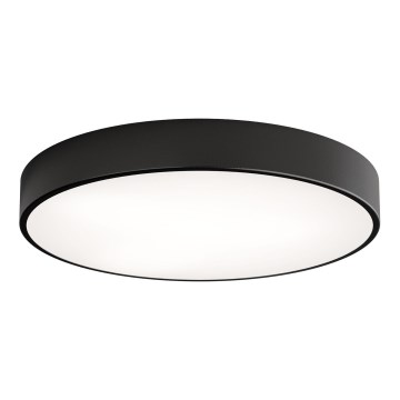Lampa sufitowa z czujnikiem ruchu i zmierzchu CLEO 5xE27/24W/230V o średnicy 60 cm, czarna