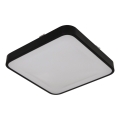 Lampa sufitowa z czujnikiem WILTON 2xE27/60W/230V 33x33 cm czarna