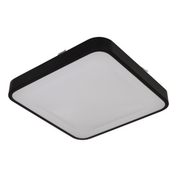 Lampa sufitowa z czujnikiem WILTON 2xE27/60W/230V 33x33 cm czarna