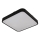 Lampa sufitowa z czujnikiem WILTON 2xE27/60W/230V 33x33 cm czarna