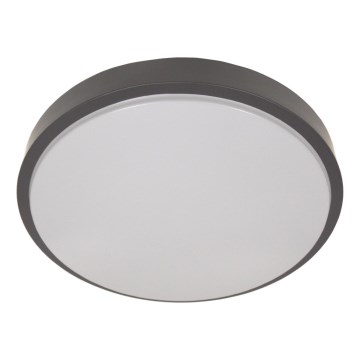Lampa sufitowa z czujnikiem WILTON 2xE27/60W/230V, średnica 33 cm, antracyt