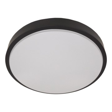 Lampa sufitowa z czujnikiem WILTON, 2xE27/60W/230V, średnica 33 cm, czarna