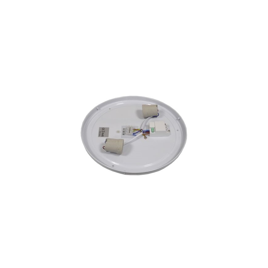 Lampa sufitowa z czujnikiem WILTON, 2xE27/60W/230V, średnica 33 cm, czarna