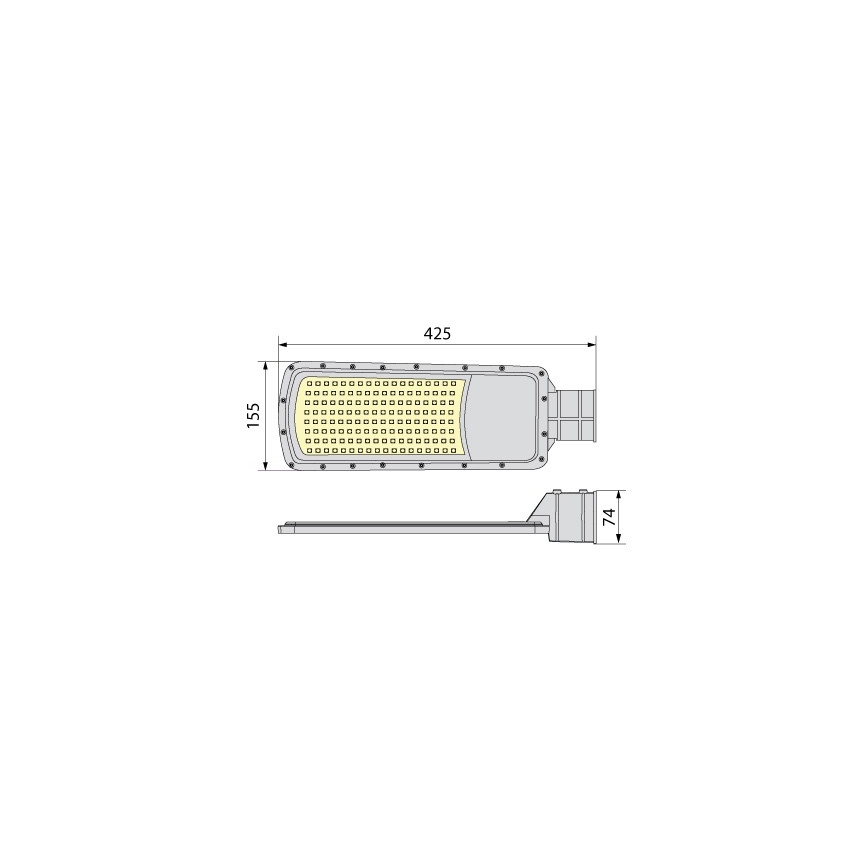 Lampa uliczna LED NOVUM PLUS LED/100W/230V IP65 4000K