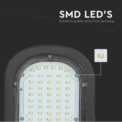 Lampa uliczna LED SAMSUNG CHIP LED/30W/230V 6400K IP65