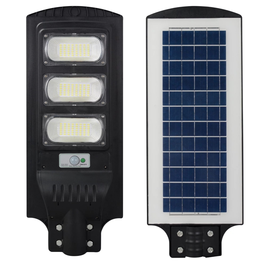 Lampa uliczna LED solarna z czujnikiem STREET LED/10W/3,2V 10000 mAh IP65 + pilot zdalnego sterowania