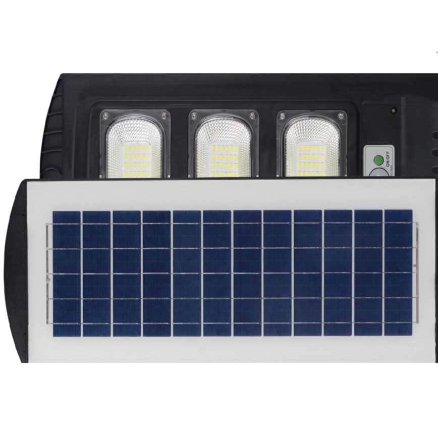 Lampa uliczna LED solarna z czujnikiem STREET LED/10W/3,2V 10000 mAh IP65 + pilot zdalnego sterowania