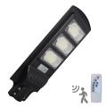 Lampa uliczna LED solarna z czujnikiem STREET LED/10W/3,2V 10000 mAh IP65 + pilot zdalnego sterowania