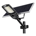 Lampa uliczna LED z regulacją jasności, czujnikiem i panelem solarnym KOBRA LED/400W/3,2V 24000 mAh IP65 antracyt + pilot zdalnego sterowania