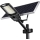 Lampa uliczna LED z regulacją jasności, czujnikiem i panelem solarnym KOBRA LED/400W/3,2V 24000 mAh IP65 antracyt + pilot zdalnego sterowania