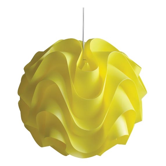 Lampa wisząca 1xE27/15W W-3022 żółta