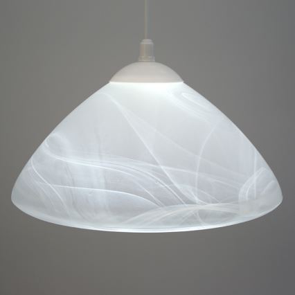 Lustr 1xE27/60W/230V alabastr pr.265