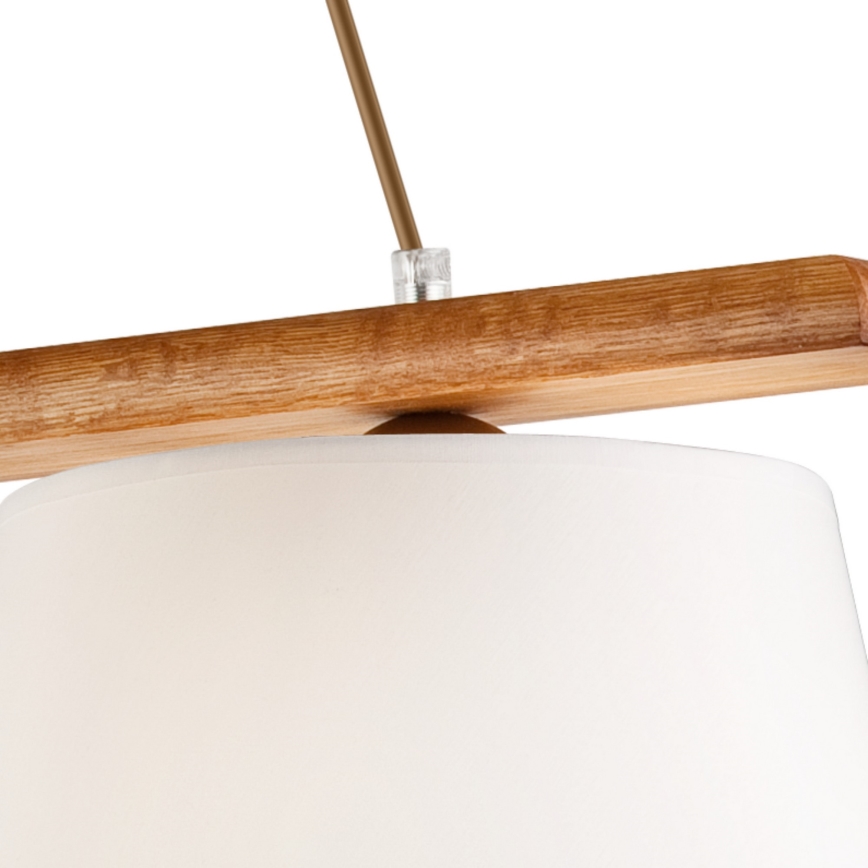 Lampa wisząca na linkach AIDA 3xE27/60W/230V dąb