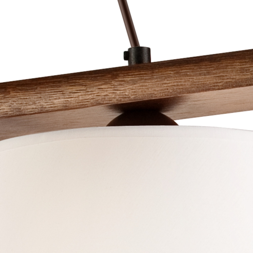 Lampa wisząca na linkach AIDA 3xE27/60W/230V orzech
